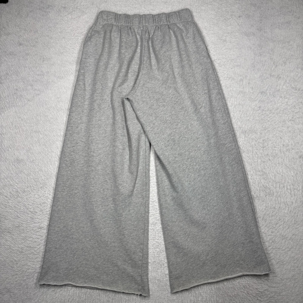 Aerie Sweatpants Gray Wide Leg Cotton Lounge Pants Sweats Women's Size M - Picture 13 of 14